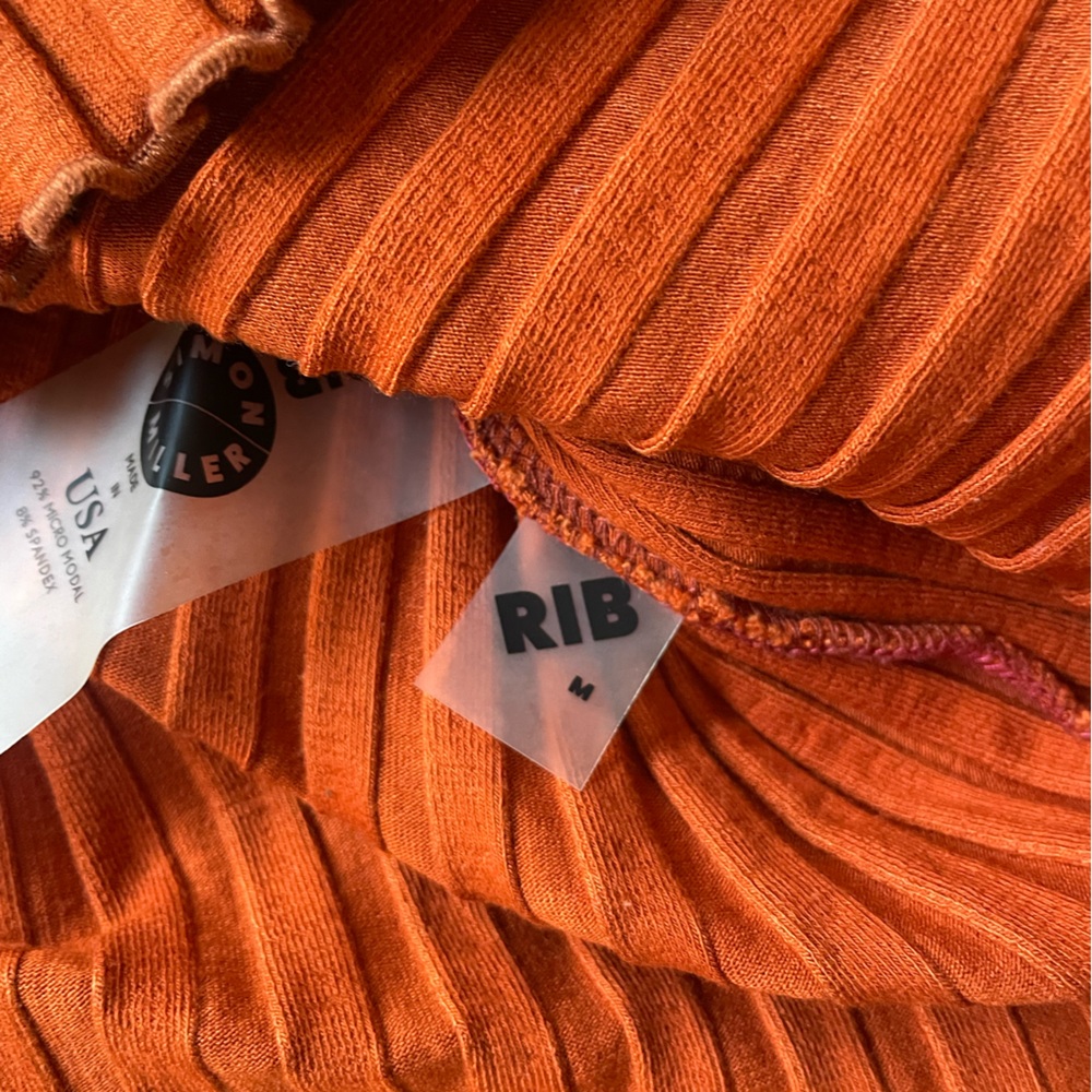 Riller & Fount Ribbed Rust Tank Top - Picture 2 of 2